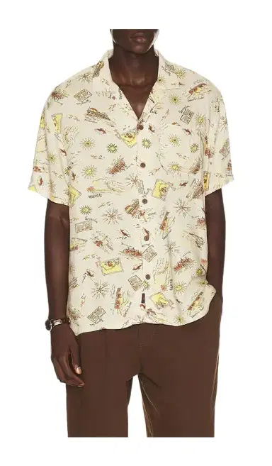 Faherty Short Sleeve Kona Camp Shirt | Thumbnail 1 Faherty Short Sleeve Kona Camp Shirt | Thumbnail 1