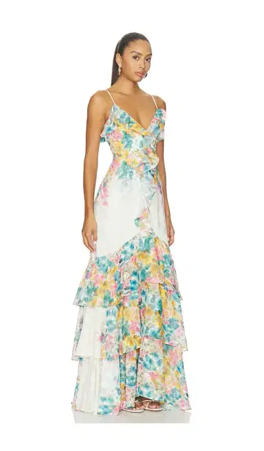 Elliatt Clementina With Ruffle Detailing Maxi Dress | Thumbnail 2 Elliatt Clementina With Ruffle Detailing Maxi Dress | Thumbnail 2