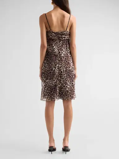 Marc Jacobs Women's Leopard-Print Slip Dress - Brown Multi | Thumbnail 3 Marc Jacobs Women's Leopard-Print Slip Dress - Brown Multi | Thumbnail 3