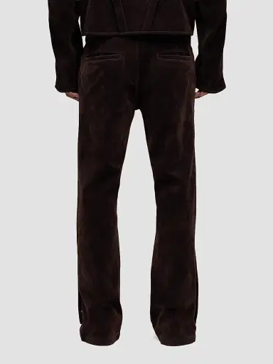 Hudson Jeans Men's Walker Faux-Suede Trousers - Dark Brown - Size 40 | Thumbnail 3 Hudson Jeans Men's Walker Faux-Suede Trousers - Dark Brown - Size 40 | Thumbnail 3