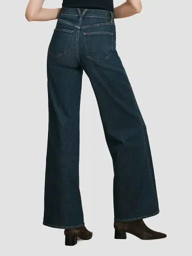 Veronica Beard Women's Taylor High-Rise Wide-Leg Jeans - Sweet Dream | Thumbnail 3 Veronica Beard Women's Taylor High-Rise Wide-Leg Jeans - Sweet Dream | Thumbnail 3