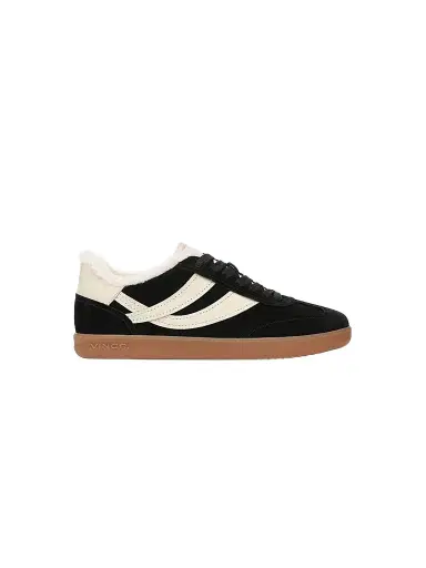 Vince Women's Oasis Shearling-Lined Suede Sneakers - Black | Thumbnail 1 Vince Women's Oasis Shearling-Lined Suede Sneakers - Black | Thumbnail 1