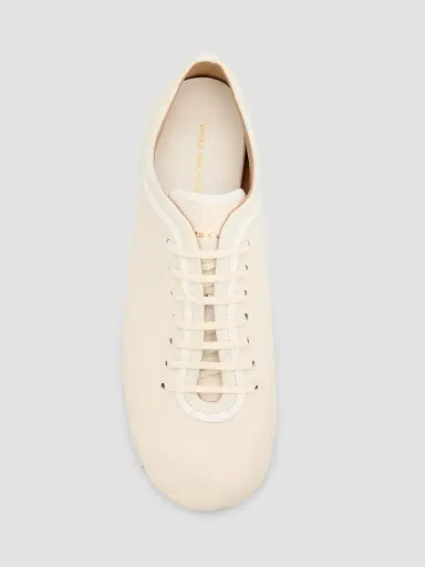 Dries Van Noten Women's Leather Ballerina Sneakers - Pearl | Thumbnail 6 Dries Van Noten Women's Leather Ballerina Sneakers - Pearl | Thumbnail 6