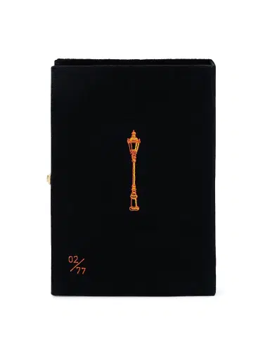 Olympia Le-Tan Women's Voyages The Parisiennes Silk Clutch - Black | Thumbnail 3 Olympia Le-Tan Women's Voyages The Parisiennes Silk Clutch - Black | Thumbnail 3