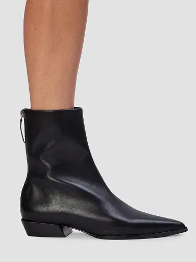 Black Suede Studio Women's Esme 30MM Boots - Black Leather - Size 12 | Thumbnail 5 Black Suede Studio Women's Esme 30MM Boots - Black Leather - Size 12 | Thumbnail 5