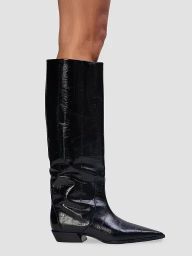 Black Suede Studio Women's Aero Printed Boots - Black - Size 12 | Thumbnail 5 Black Suede Studio Women's Aero Printed Boots - Black - Size 12 | Thumbnail 5