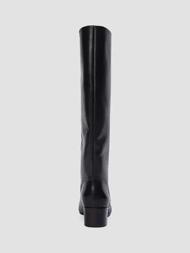 Black Suede Studio Women's Alba 45MM Boots - Black Leather - Size 12 | Thumbnail 5 Black Suede Studio Women's Alba 45MM Boots - Black Leather - Size 12 | Thumbnail 5