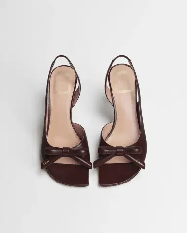 Dior Dior Bow Heeled Slingback Sandal | Thumbnail 2 Dior Dior Bow Heeled Slingback Sandal | Thumbnail 2