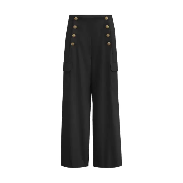 Loose-Fit Pants with Dior Médaillon Buttons Loose-Fit Pants with Dior Médaillon Buttons