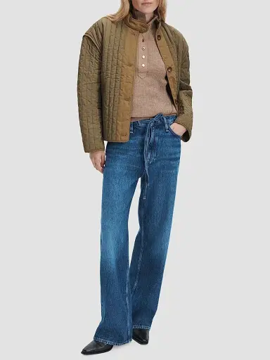 rag & bone Women's Phoebe Drawstring Wide Leg Jeans | Thumbnail 2 rag & bone Women's Phoebe Drawstring Wide Leg Jeans | Thumbnail 2