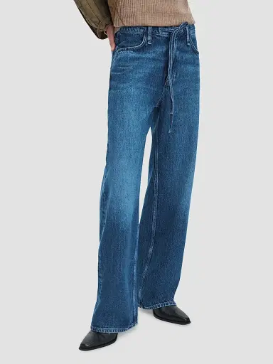 rag & bone Women's Phoebe Drawstring Wide Leg Jeans | Thumbnail 4 rag & bone Women's Phoebe Drawstring Wide Leg Jeans | Thumbnail 4