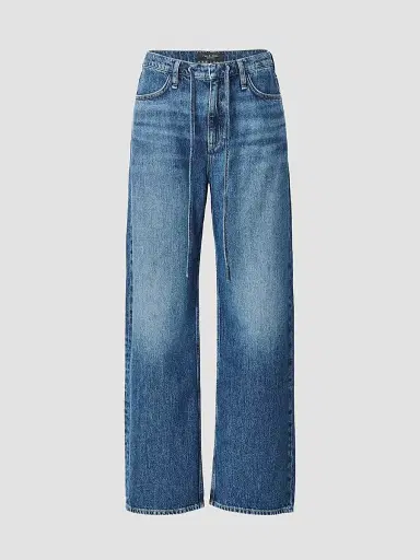 rag & bone Women's Phoebe Drawstring Wide Leg Jeans | Thumbnail 6 rag & bone Women's Phoebe Drawstring Wide Leg Jeans | Thumbnail 6