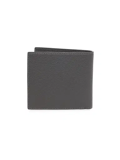 Thom Browne Men's Leather Bifold Wallet - Dark Grey | Thumbnail 2 Thom Browne Men's Leather Bifold Wallet - Dark Grey | Thumbnail 2