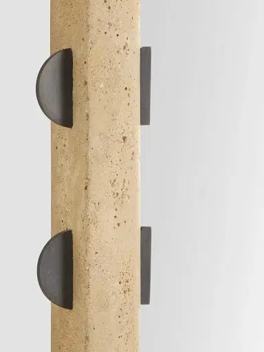 Arteriors Nicolai Resin & Iron Oval Mirror - Tan | Thumbnail 5 Arteriors Nicolai Resin & Iron Oval Mirror - Tan | Thumbnail 5