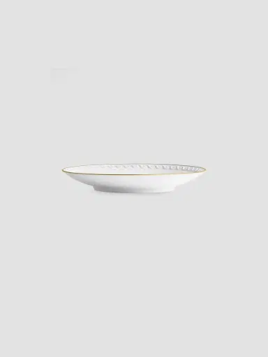 L'Objet Neptune Porcelain & 24K Gold Bread & Butter Plate - White Gold | Thumbnail 3 L'Objet Neptune Porcelain & 24K Gold Bread & Butter Plate - White Gold | Thumbnail 3
