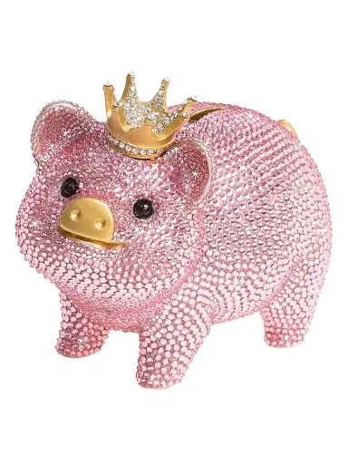 Jay Strongwater Pop Life Piggy Bank - Pink | Thumbnail 1 Jay Strongwater Pop Life Piggy Bank - Pink | Thumbnail 1