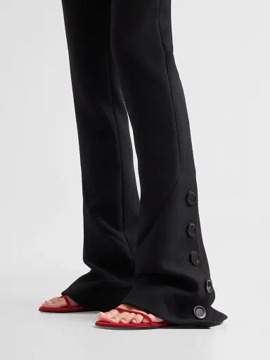 Proenza Schouler Women's Althea Stretch Double-Wool Pants - Black | Thumbnail 5 Proenza Schouler Women's Althea Stretch Double-Wool Pants - Black | Thumbnail 5