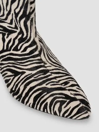 Isabel Marant Women's Jiry 55MM Zebra-Print Leather Boots - Zebra | Thumbnail 5 Isabel Marant Women's Jiry 55MM Zebra-Print Leather Boots - Zebra | Thumbnail 5