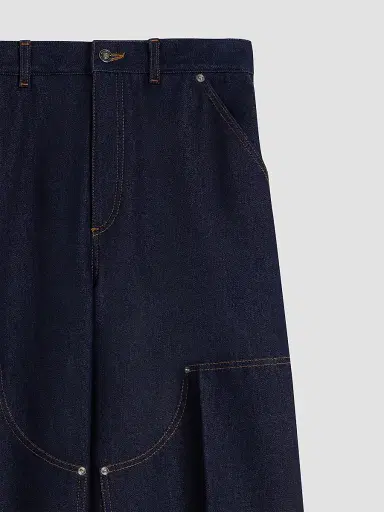 Givenchy Women's Raw Balloon Jeans - Dark Blue | Thumbnail 3 Givenchy Women's Raw Balloon Jeans - Dark Blue | Thumbnail 3