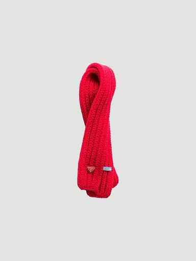 Prada Women's Wool Scarf - Red | Thumbnail 2 Prada Women's Wool Scarf - Red | Thumbnail 2