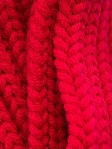 Prada Women's Wool Scarf - Red | Thumbnail 3 Prada Women's Wool Scarf - Red | Thumbnail 3