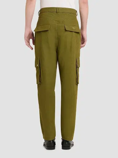 Rhude Men's Cotton Cargo Pants - Olive Green | Thumbnail 3 Rhude Men's Cotton Cargo Pants - Olive Green | Thumbnail 3