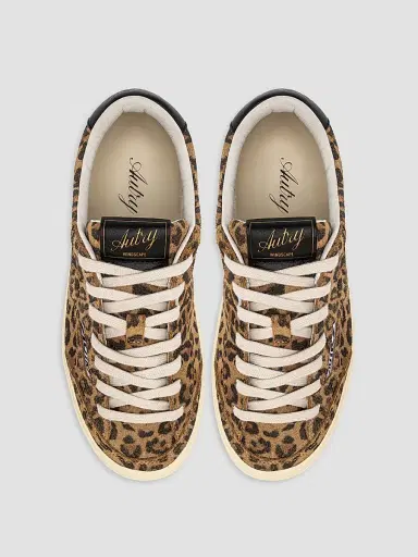 Autry Women's Windscape Leopard-Print Suede Low-Top Sneakers | Thumbnail 4 Autry Women's Windscape Leopard-Print Suede Low-Top Sneakers | Thumbnail 4