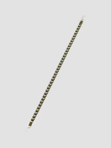 Loewe Women's Woven Leather Bag Strap - Brown White | Thumbnail 2 Loewe Women's Woven Leather Bag Strap - Brown White | Thumbnail 2