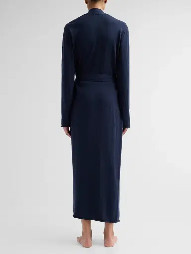 Papinelle Women's Cotton-Cashmere Tie-Waist Robe | Thumbnail 3 Papinelle Women's Cotton-Cashmere Tie-Waist Robe | Thumbnail 3