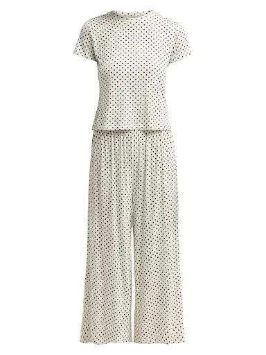 Papinelle Women's Kate 2-Piece Polka Dot Top & Pant Set | Thumbnail 1 Papinelle Women's Kate 2-Piece Polka Dot Top & Pant Set | Thumbnail 1