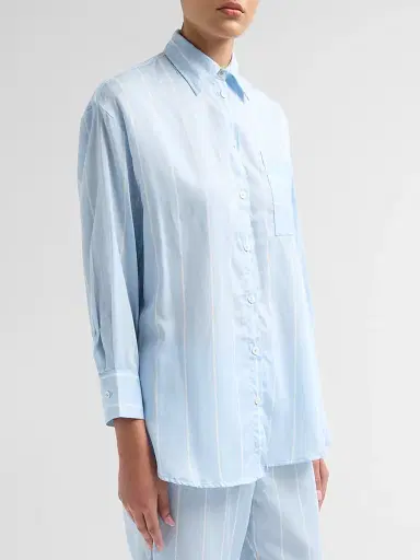Papinelle Women's Striped Cotton Shirt | Thumbnail 4 Papinelle Women's Striped Cotton Shirt | Thumbnail 4