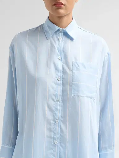 Papinelle Women's Striped Cotton Shirt | Thumbnail 5 Papinelle Women's Striped Cotton Shirt | Thumbnail 5