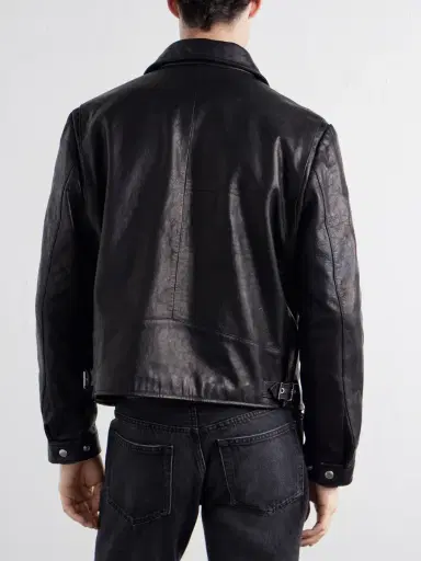 TOTEME Distressed Leather Jacket - Men | Thumbnail 4 TOTEME Distressed Leather Jacket - Men | Thumbnail 4