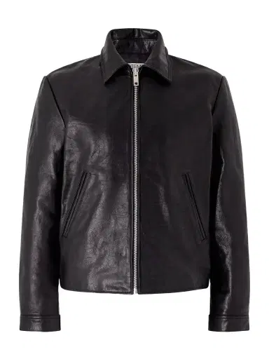TOTEME Distressed Leather Jacket - Men | Thumbnail 1 TOTEME Distressed Leather Jacket - Men | Thumbnail 1
