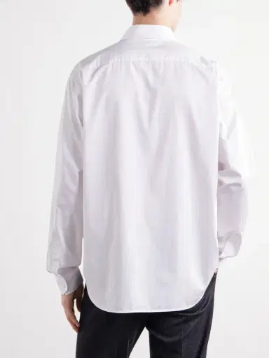 TOTEME Button-Down Cotton-Poplin Shirt - Men | Thumbnail 4 TOTEME Button-Down Cotton-Poplin Shirt - Men | Thumbnail 4