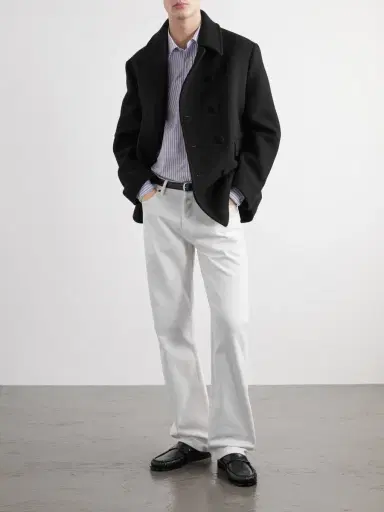TOTEME Wool Peacoat - Men | Thumbnail 2 TOTEME Wool Peacoat - Men | Thumbnail 2