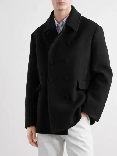 TOTEME Wool Peacoat - Men | Thumbnail 3 TOTEME Wool Peacoat - Men | Thumbnail 3