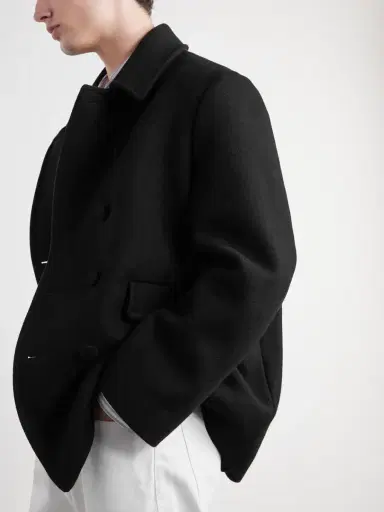 TOTEME Wool Peacoat - Men | Thumbnail 5 TOTEME Wool Peacoat - Men | Thumbnail 5