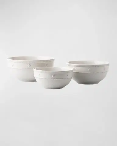 Juliska Berry & Thread Whitewash Nesting Serving Bowl, Set of 3 | Thumbnail 2 Juliska Berry & Thread Whitewash Nesting Serving Bowl, Set of 3 | Thumbnail 2