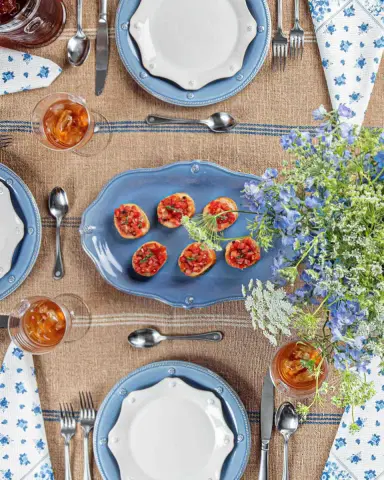 Juliska Berry & Thread Chambray 16" Platter | Thumbnail 3 Juliska Berry & Thread Chambray 16" Platter | Thumbnail 3