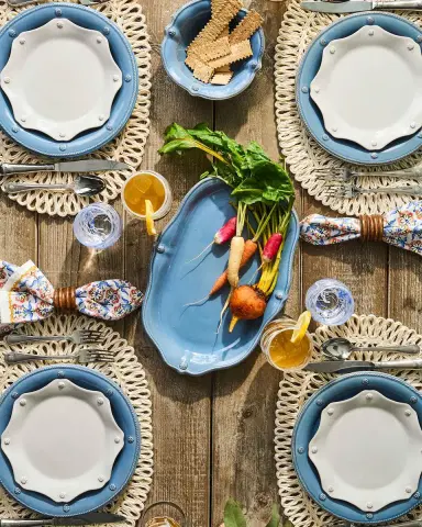 Juliska Berry & Thread Chambray 16" Platter | Thumbnail 4 Juliska Berry & Thread Chambray 16" Platter | Thumbnail 4