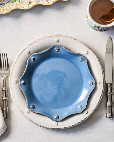 Juliska Berry & Thread Chambray Scalloped Dessert/Salad Plate | Thumbnail 3 Juliska Berry & Thread Chambray Scalloped Dessert/Salad Plate | Thumbnail 3
