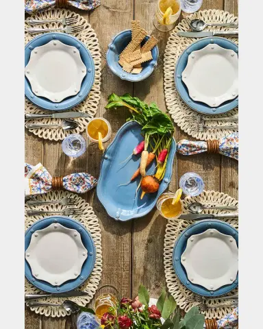 Juliska Berry & Thread Chambray Scalloped Dessert/Salad Plate | Thumbnail 4 Juliska Berry & Thread Chambray Scalloped Dessert/Salad Plate | Thumbnail 4