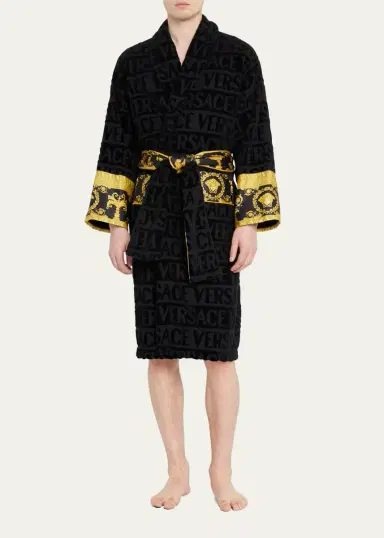 Versace Unisex Barocco Sleeve Robe | Thumbnail 2 Versace Unisex Barocco Sleeve Robe | Thumbnail 2