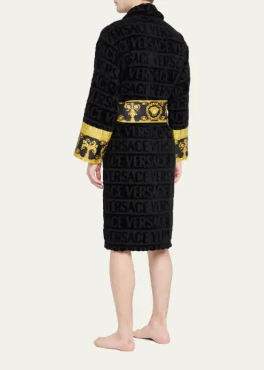 Versace Unisex Barocco Sleeve Robe | Thumbnail 3 Versace Unisex Barocco Sleeve Robe | Thumbnail 3