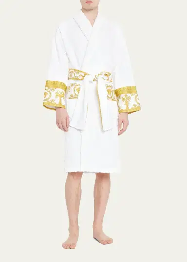 Versace Unisex Barocco Sleeve Robe | Thumbnail 6 Versace Unisex Barocco Sleeve Robe | Thumbnail 6