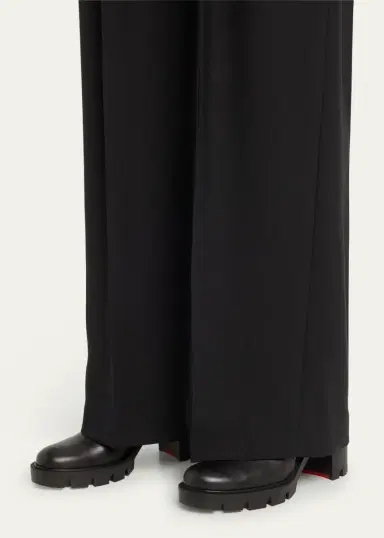 Christian Louboutin 70mm Marchacroche Leather Chelsea Booties | Thumbnail 2 Christian Louboutin 70mm Marchacroche Leather Chelsea Booties | Thumbnail 2