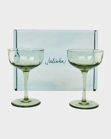 Juliska Puro Cocktail Coupe Glasses, Set of 2 | Thumbnail 6 Juliska Puro Cocktail Coupe Glasses, Set of 2 | Thumbnail 6