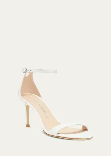 Stuart Weitzman Nudist Leather Ankle-Strap Sandals | Thumbnail 2 Stuart Weitzman Nudist Leather Ankle-Strap Sandals | Thumbnail 2