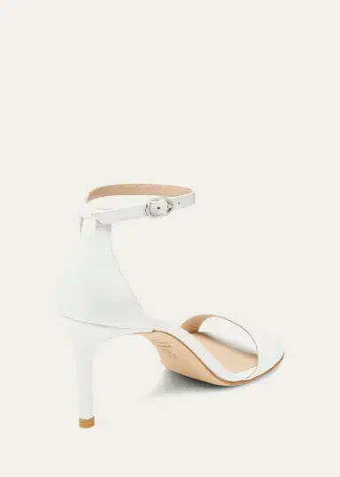 Stuart Weitzman Nudist Leather Ankle-Strap Sandals | Thumbnail 3 Stuart Weitzman Nudist Leather Ankle-Strap Sandals | Thumbnail 3